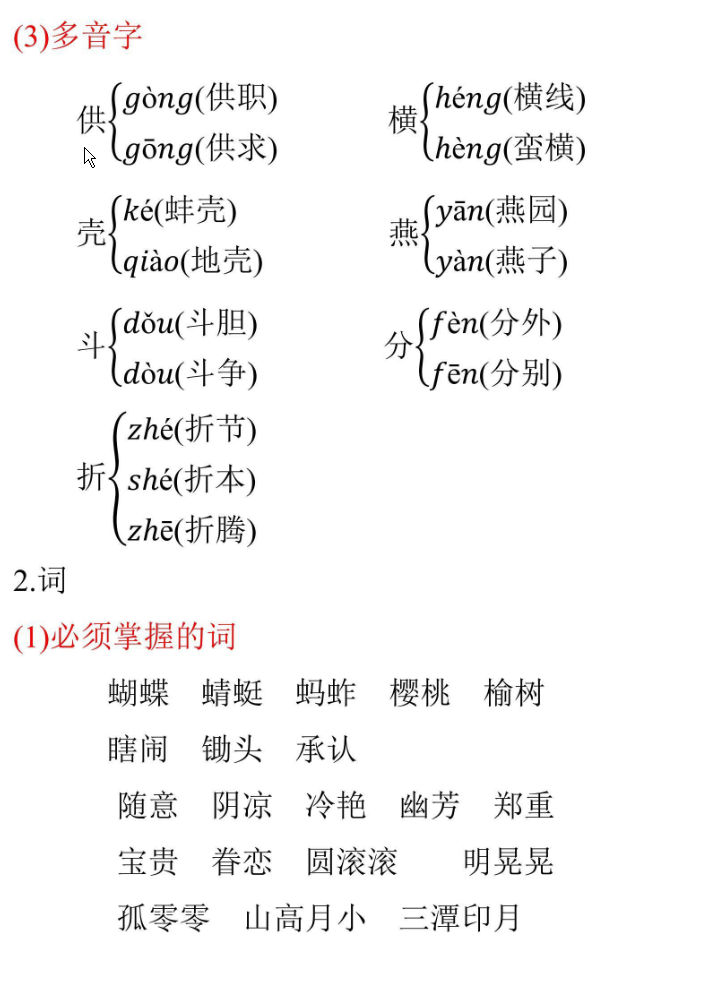 图片[2]-5年级下册第一单元知识小结-学库网络