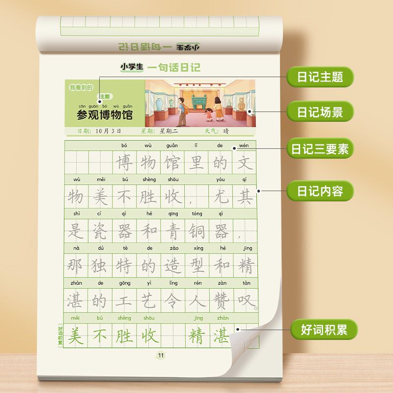 图片[6]-学库教育-源头直供 小学生一句话日记+一段话日记+一整篇日记+一段话作文-学库教育