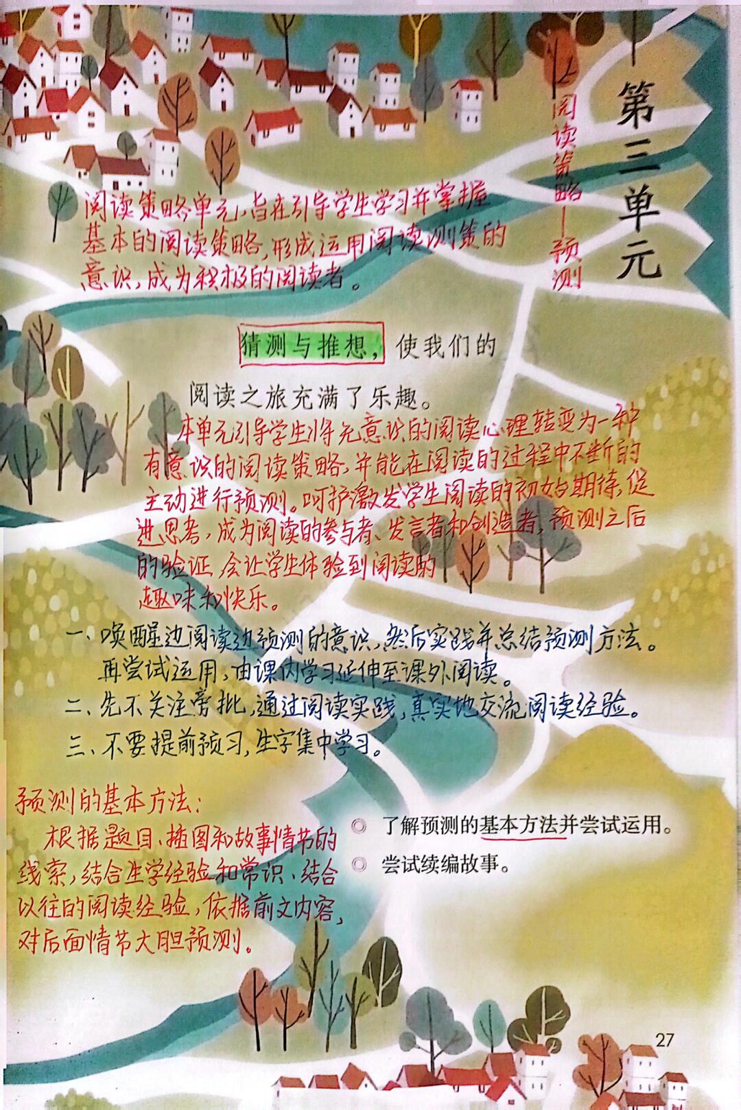图片[8]-25秋最新版三年级上册语文全册课堂笔记（手写版）-学库教育