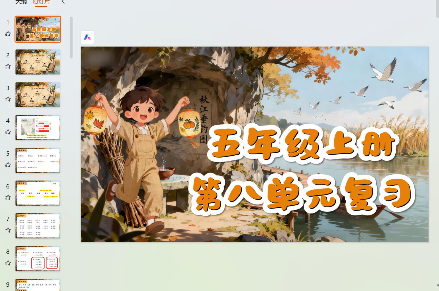 图片[3]-25秋五年级上册语文期末复习课件（1-8单元）-学库教育