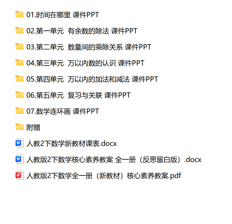 图片[3]-26春【人教版】新版二年级下册数学课件PPT加核心素养教案(新课改）-学库教育