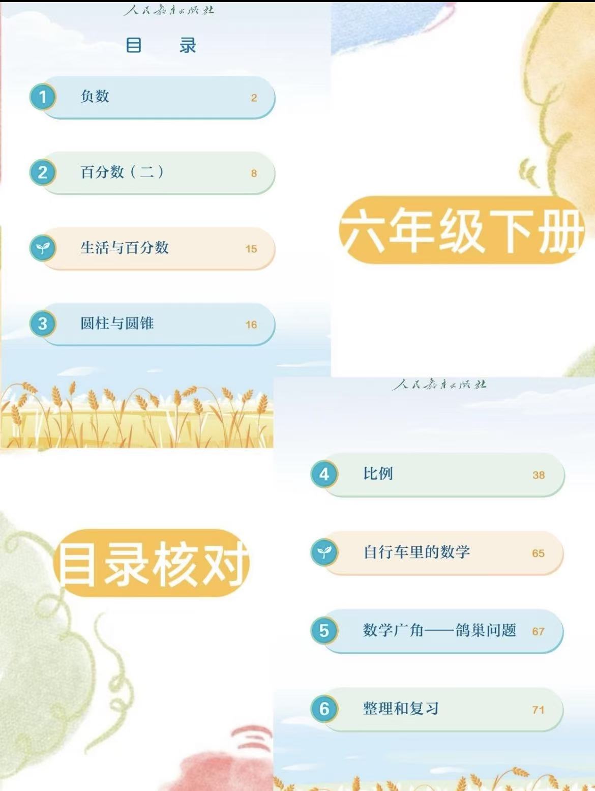 图片[2]-人教版26春六年级下册数学教学课件及配套教案-学库教育