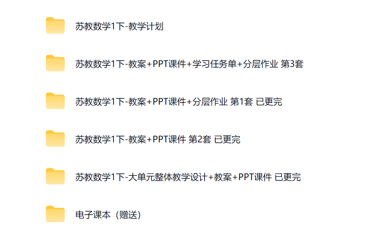 图片[2]-苏教版小学数学1-6年级下册教学课件+教案-学库教育