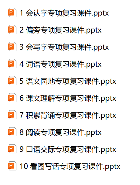 图片[2]-【教师资料】26春一年级下册语文期末复习课件（8个单元+10大专项）-学库教育